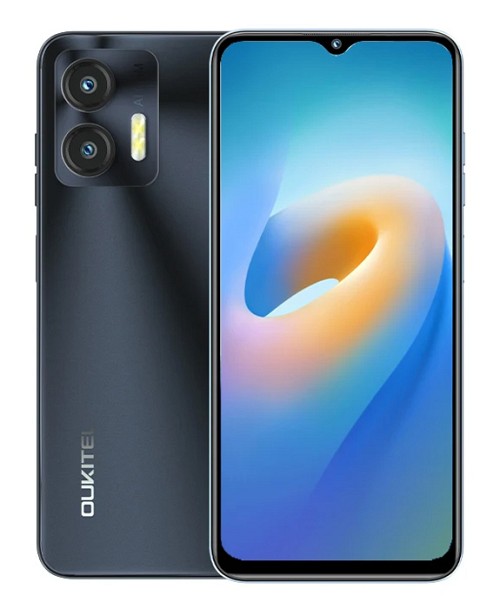 OUKITEL smartphone C36, 6.56", 4/128GB, Octa-core, 5150mAh, μαύρο C36-BK