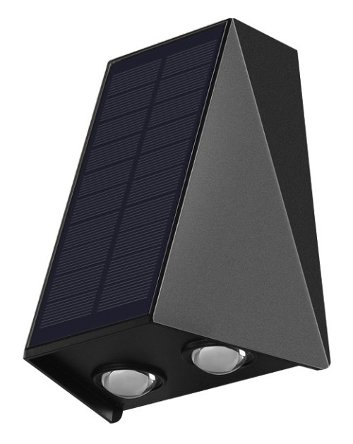 POWERTECH LED ηλιακό φωτιστικό τοίχου HLL-0129, 1.5W, 6500K, 1300mAh HLL-0129
