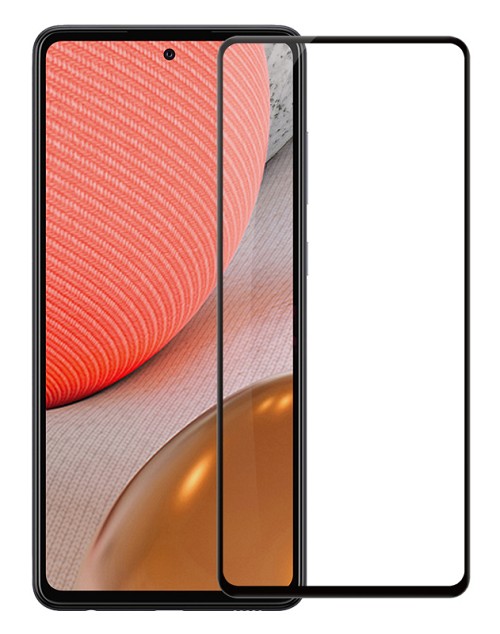 POWERTECH tempered glass 9H 5D TGC-0524 για Samsung Galaxy A72, μαύρο TGC-0524