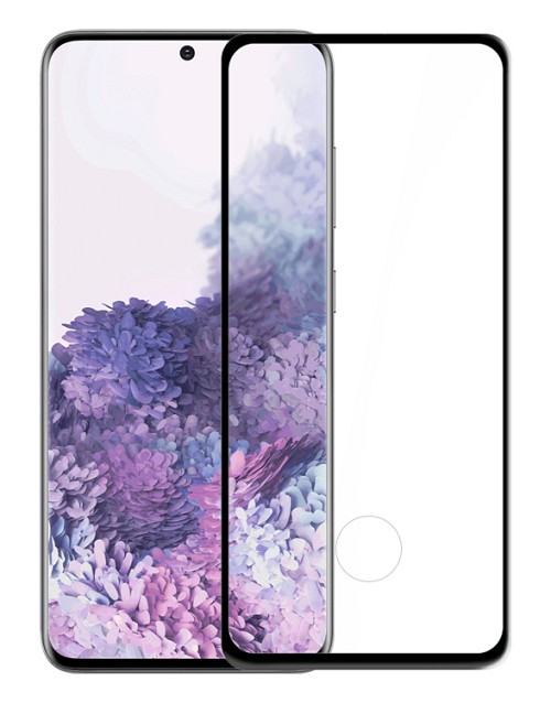 POWERTECH Tempered Glass 3D, Full Glue, Samsung Galaxy S20, μαύρο TGCP-0001