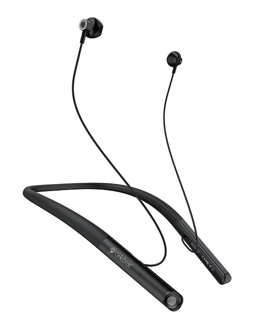CELEBRAT earphones SE2 με μαγνήτη, Bluetooth, 14mm, 280mAh, μαύρα SE2-BK