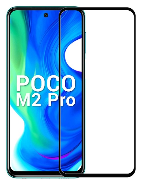 POWERTECH Tempered Glass 5D, full glue, Xiaomi Poco M2 Pro 2020, μαύρο TGC-0455