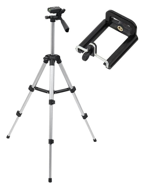 Τρίποδο φωτογράφισης ST5B, πτυσσόμενο, 33-106cm, μαύρο/ασημί ST5B
