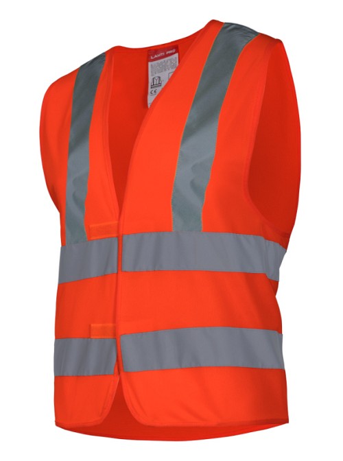 LAHTI PRO γιλέκο ασφαλείας L4132305 με ανακλαστικά, 2XL, πορτοκαλί L4132305