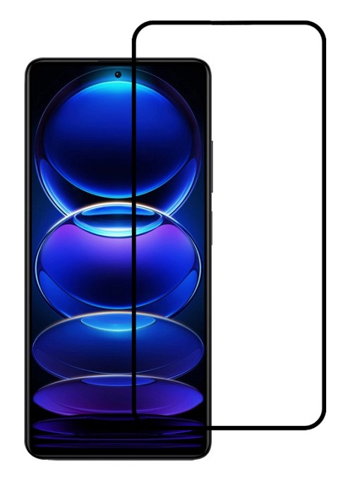 POWERTECH tempered glass 5D, full glue, Xiaomi Redmi Note 12/5G, μαύρο TGC-0594