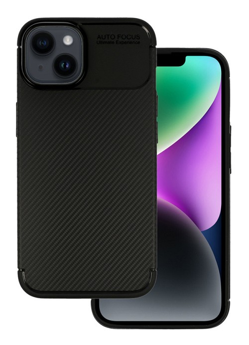 VENNUS Θήκη Carbon Elite VNS-0055 για iPhone 14, μαύρη VNS-0055