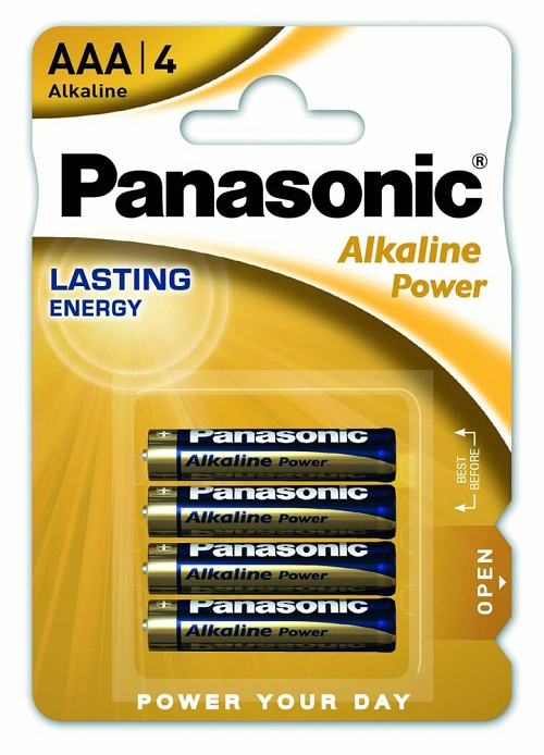 PANASONIC αλκαλικές μπαταρίες Alkaline Power, AAA/LR03, 1.5V, 4τμχ 5410853039334