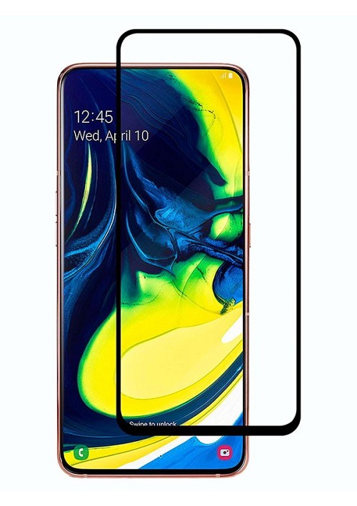 POWERTECH Tempered Glass 5D Full Glue, Samsung A71/A80/A90(S), μαύρο TGC-0324