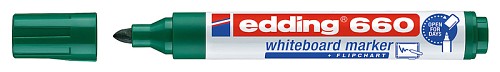 EDDING μαρκαδόρος ασπροπίνακα 660, επαναγεμιζόμενος, πράσινος 4-660004