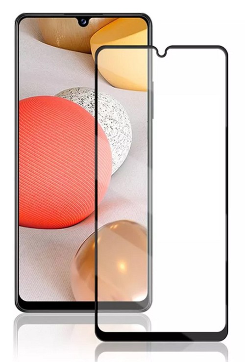 POWERTECH Tempered Glass 5D Full Glue TGC-0444 για Samsung A42 5G, μαύρο TGC-0444