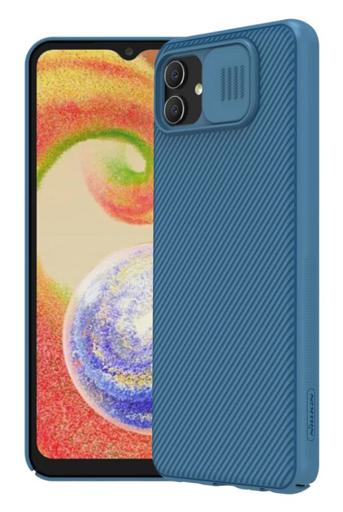 NILLKIN θήκη CamShield για Samsung A04, μπλε 6902048255685
