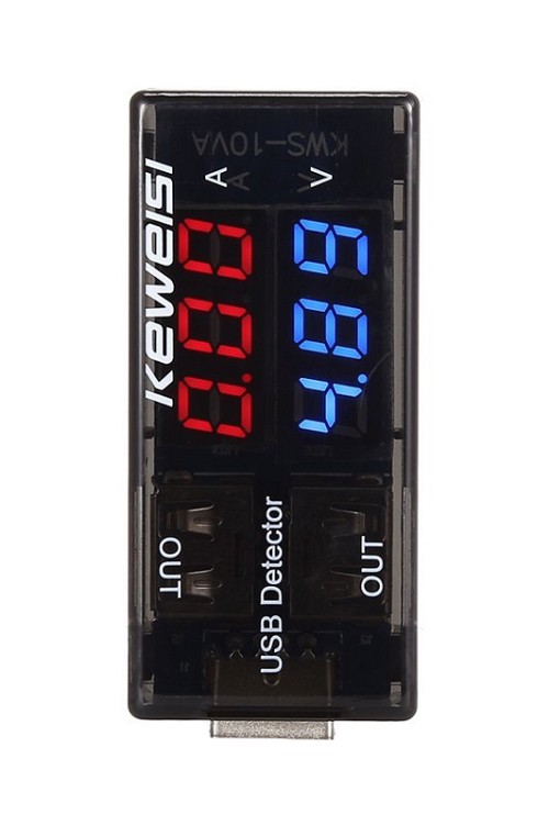 KEWEISI Συσκευή ελέγχου θύρας USB KWS-10VA, 2x USB Output, 3-9V CAB-U096