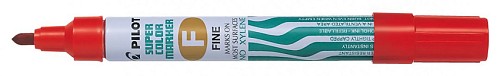 PILOT ανεξίτηλος μαρκαδόρος SCA-F, 1mm, κόκκινος SCA-F-RD