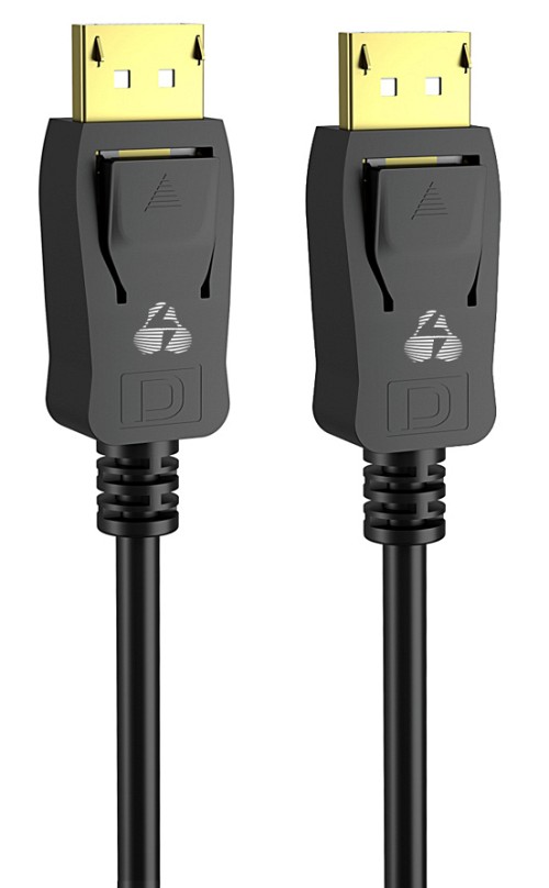 POWERTECH καλώδιο DisplayPort 1.2 CAB-DP046 copper, 4K/60Hz, 1.5m, μαύρο CAB-DP046