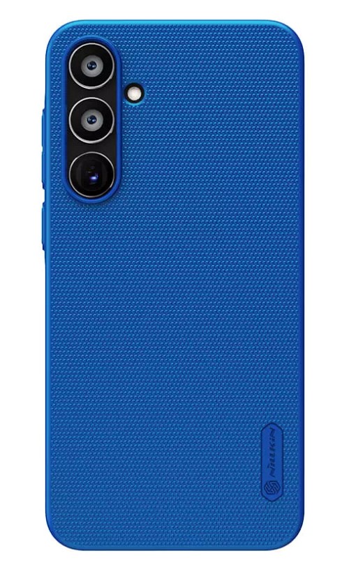 NILLKIN θήκη Super Frosted Shield για Samsung Galaxy A35, μπλε 6902048275348