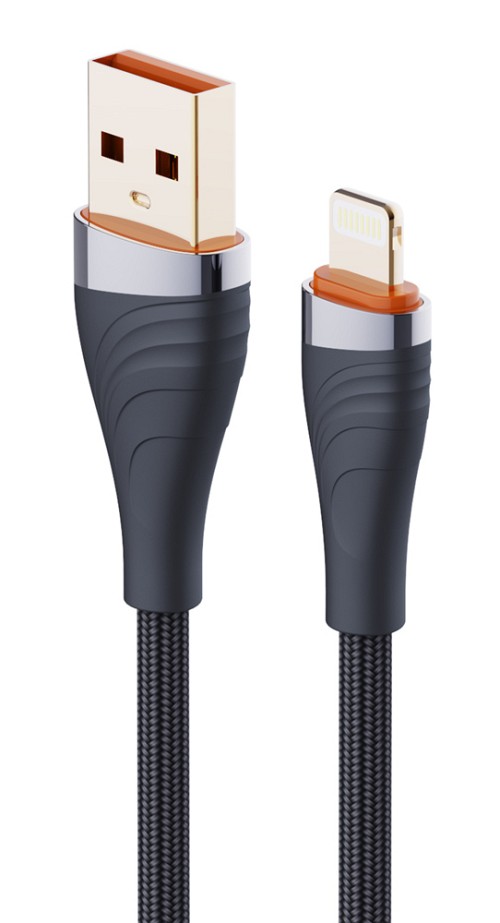 LDNIO καλώδιο Lightning σε USB LS691, 30W, 1m, γκρι 5210131078587