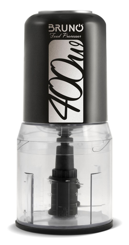 BRUNO πολυκόπτης BRN-0087, 2 ταχύτητες, 400W, 500ml, 4 λεπίδες, μαύρος BRN-0087