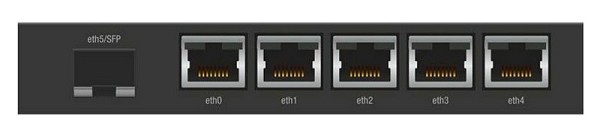 UBIQUITI router EdgeRouter X SFP, 5-Port Gigabit PoE, 1000Mbps, 50W ER-X-SFP