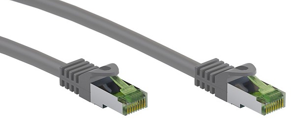 GOOBAY καλώδιο δικτύου 61124, CAT 8.1 S/FTP, copper, LSZH, 20m, γκρι 61124