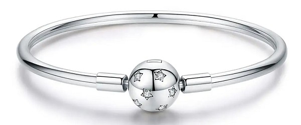 BAMOER βραχιόλι χειροπέδα Charm SCB144-17, κυβική ζιρκόνια, ασήμι 925 SCB144-17