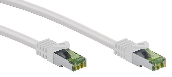 GOOBAY καλώδιο δικτύου 61110, CAT 8.1 S/FTP, copper, LSZH, 15m, λευκό 61110