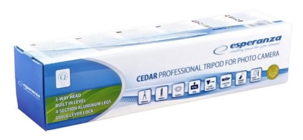 ESPERANZA Τρίποδο stand φωτογράφισης Cedar EF108, για κάμερα EF108