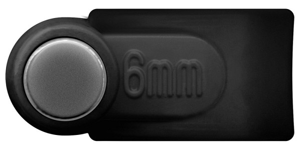 GOOBAY ρόκα στήριξης καλωδίων 64679, 6mm, μαύρο, 100τμχ 64679