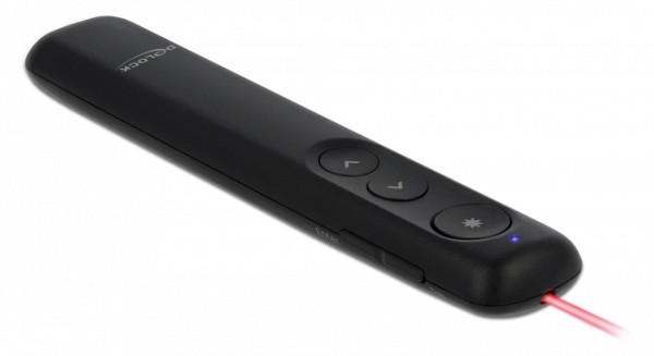 DELOCK Τηλεχειριστήριο παρουσιάσεων 64092 με laser, ασύρματο, έως 30m 64092