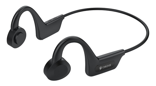 CELEBRAT open earphones SE3, Bluetooth 5.0, 180mAh, Φ16mm, μαύρα SE3-BK