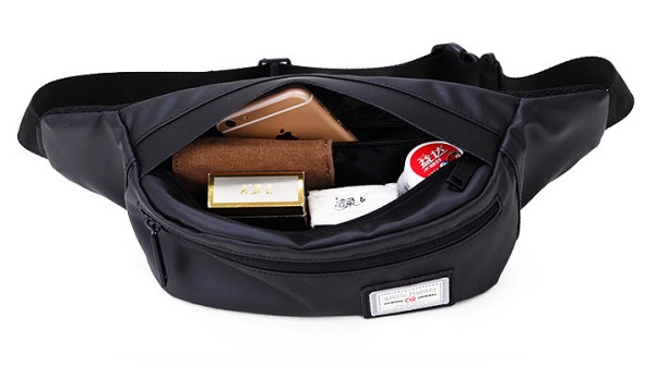 ARCTIC HUNTER τσάντα μέσης YB14001, 13L, μαύρη YB14001-BK