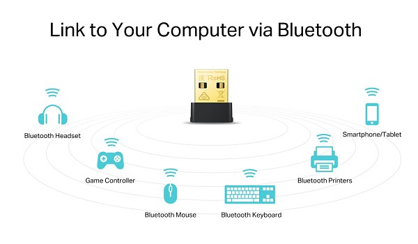 TP-LINK Nano Wi-Fi Bluetooth 4.2 USB Adapter Archer T2UB Nano, Ver. 1.0 ARCHER-T2UBNANO