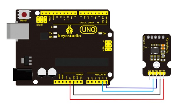 KEYESTUDIO ADXL345 3-Axis acceleration module KS0012, για Arduino KS0012