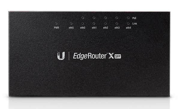 UBIQUITI router EdgeRouter X SFP, 5-Port Gigabit PoE, 1000Mbps, 50W ER-X-SFP