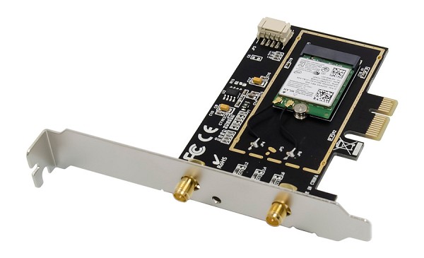 POWERTECH κάρτα επέκτασης PCIe ST718, AC7260 Dual-Band Wireless ST718