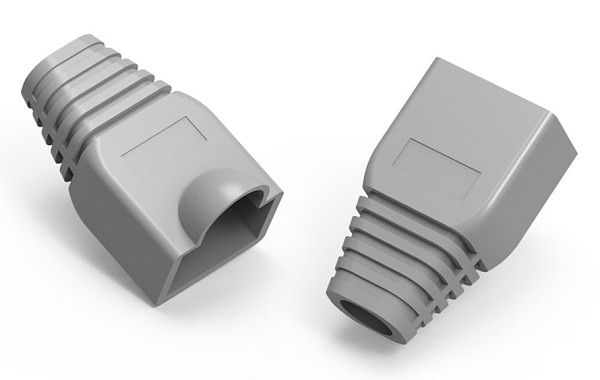 POWERTECH κάλυμμα για βύσμα δικτύου RJ45 CAB-N091, γκρι, 10τμχ CAB-N091