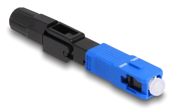 DELOCK σύνδεσμος οπτικής ίνας SC Simplex 87990, μαύρος 87990