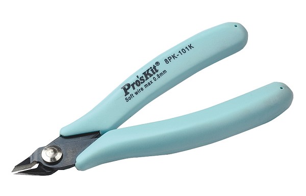 PROSKIT πλαγιοκόφτης 8PK-101K, αντιολισθητικές λαβές, max Φ1.6mm, 130mm 8PK-101K