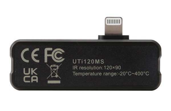 UNI-T συσκευή θερμικής απεικόνισης UTi120MS για iPhone, έως 400 °C UTI120MS