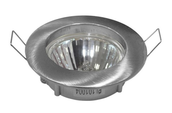 ADELEQ μεταλλικό πλαίσιο spot για G5.3, χωνευτό, 12V, 50W, inox, 2τμχ 21-12166