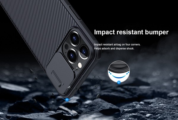 NILLKIN θήκη CamShield Pro για Apple iPhone 13 Pro, μαύρη 6902048223141
