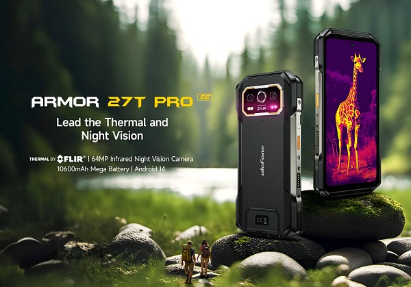 ULEFONE smartphone Armor 27T Pro, 6.78, 12/256GB, 5G, IP68/IP69K, μαύρο ARMOR27TPRO-BK