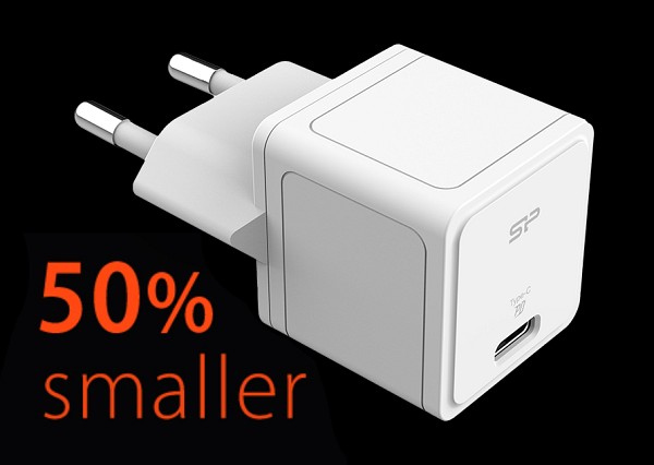 SILICON POWER φορτιστής τοίχου SP20WASYQM121PCW, USB-C, PD 20W, λευκός SP20WASYQM121PCW