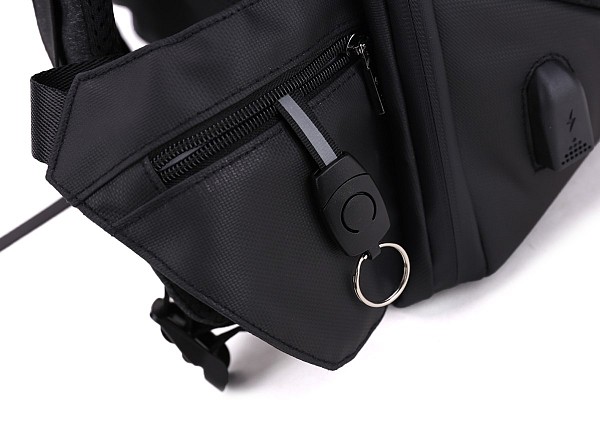 ARCTIC HUNTER τσάντα πλάτης B00208 με θήκη laptop 15.6, λουκέτο TSA, 24L, γκρι B00208-DG