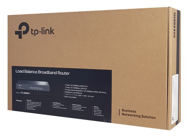 TP-LINK load balance broadband router TL-R480T+, 5x Ethernet port, Ver 9 TL-R480T+