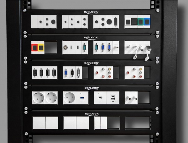 DELOCK module διακόπτης Easy 45 81364, μονός, 1-pole, 1-way, λευκός 81364
