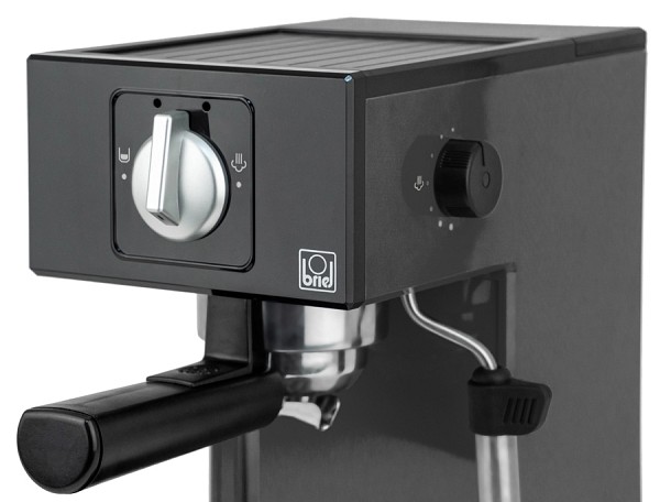 BRIEL μηχανή espresso A1, 1000W, 20 bar, μαύρη BRL-A1-BK