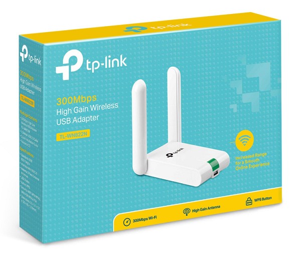 TP-LINK ασύρματος USB αντάπτορας δικτύου TL-WN822N, 300Mbps, Ver. 5.0 TL-WN822N