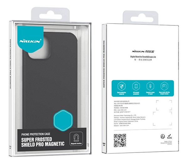 NILLKIN θήκη Super Frosted Shield Pro Magnetic για iPhone 15, πράσινη 6902048265714