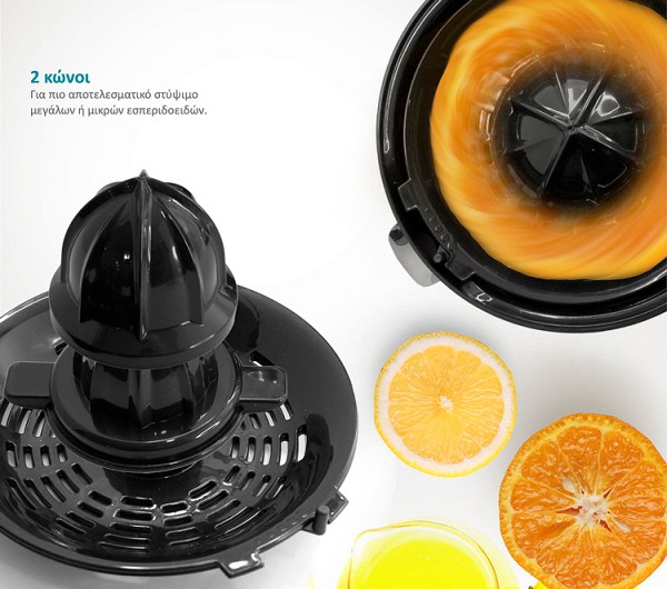 BRUNO ηλεκτρικός στίφτης BRN-0096, συνεχούς ροής, 600W, inox-μαύρο BRN-0096