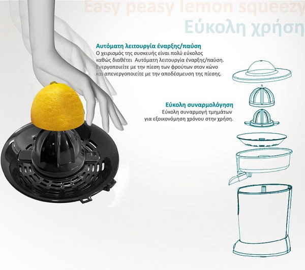 BRUNO ηλεκτρικός στίφτης BRN-0096, συνεχούς ροής, 600W, inox-μαύρο BRN-0096